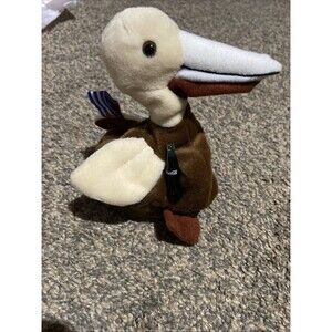 Vintage Coca-Cola International Can Can the Pelican Cuba 1998 Bean Bag Plush